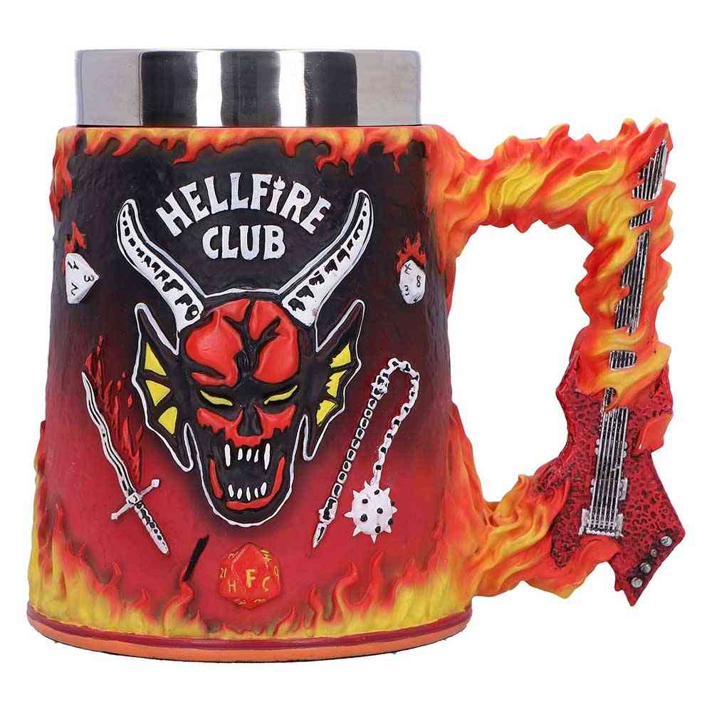 Nemesis Now Stranger Things - Stranger Things Hellfire Club Tankard Bierpul - Multicolours